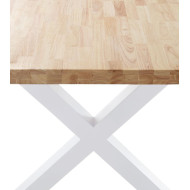 Mesa de comedor industrial DAREK pata X