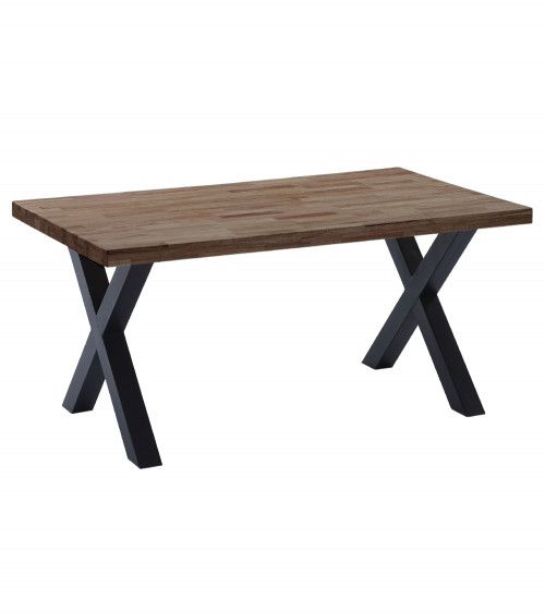 Mesa de comedor industrial DAREK pata X Mesa de comedor industrial DAREK pata X