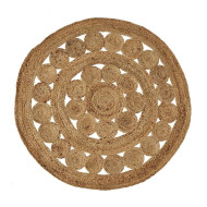 Alfombra Yute redonda ZOYA | Don Tresillo