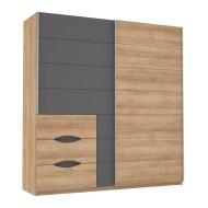 Armario 200 puertas correderas + cajonera SATURN | Cambia Tus Muebles