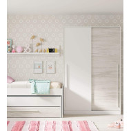 Armario ropero 120 cm puertas correderas BILLY