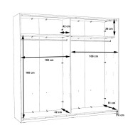 armario puertas correderas roble blanco oferta tarragona