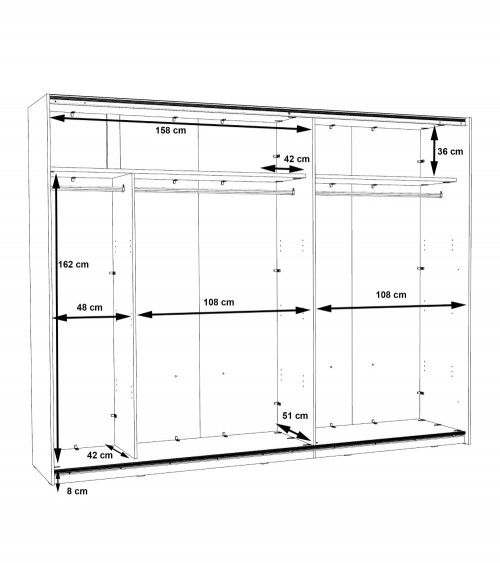 Pack 2 Frenos puertas correderas armario WINTER