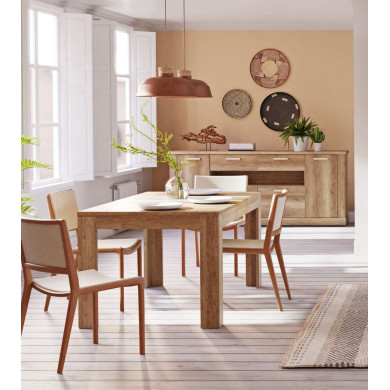 Mesa de comedor extensible YUKON