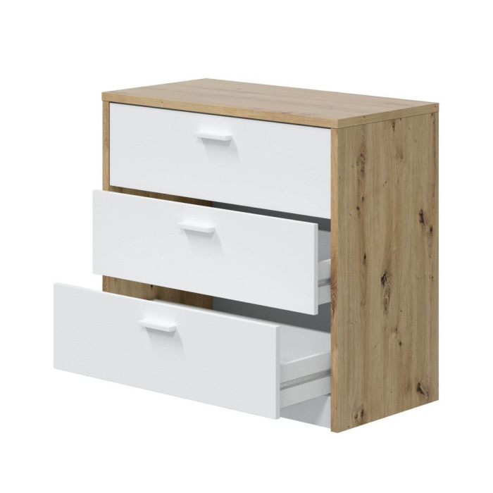 Cómoda 3 cajones con escritorio CORY