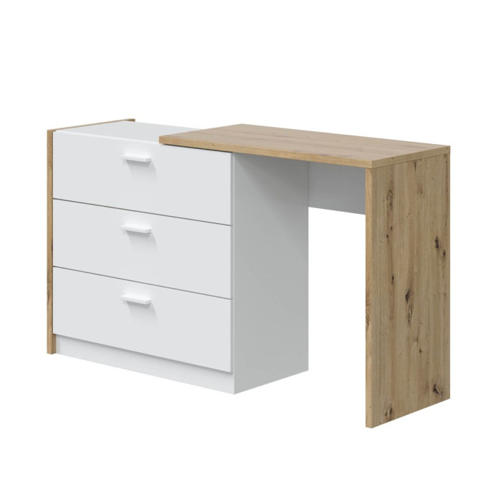 Cómoda 3 cajones con escritorio CORY