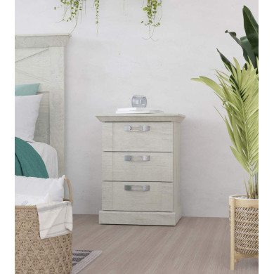 Mesita de noche 3 cajones KAREN Mesita de noche 3 cajones KAREN