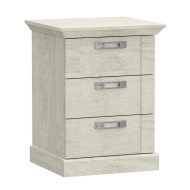 Mesita de noche 3 cajones KAREN