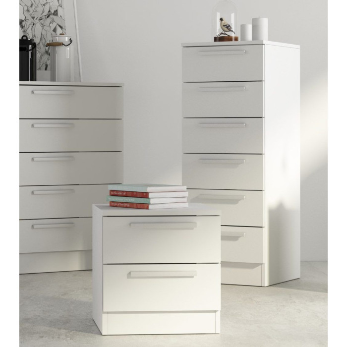 Sinfonier de 6 cajones CUBE - Cómoda alta moderna