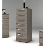 Sinfonier de 6 cajones CUBE - Cómoda alta moderna