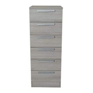 Sinfonier de 6 cajones CUBE - Cómoda alta moderna