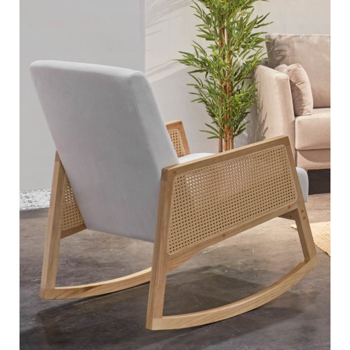 Butaca mecedora ratán SOFIA