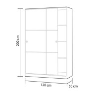 Armario 120 cm puerta corredera AKOS