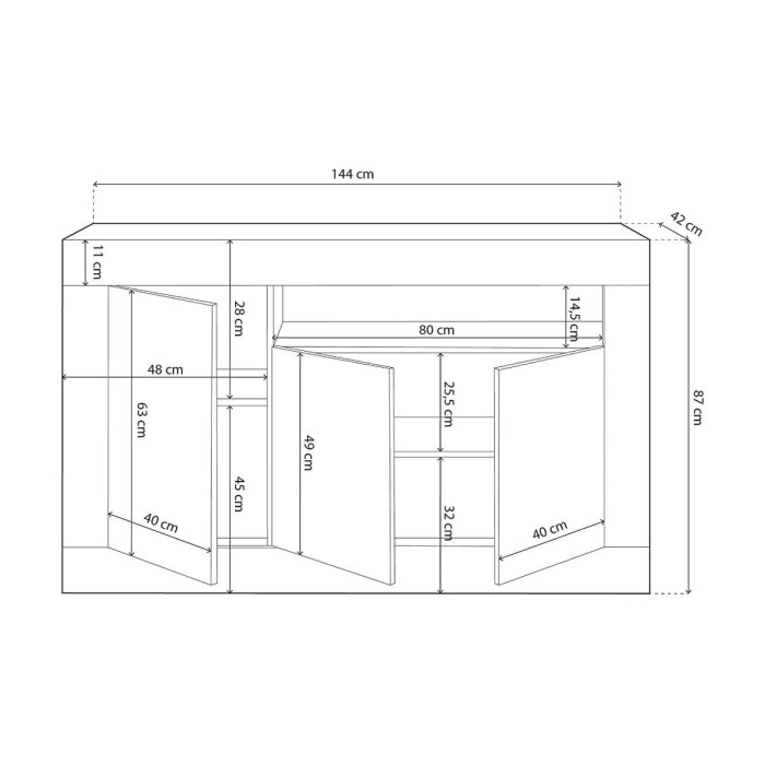 Mueble aparador KENTO