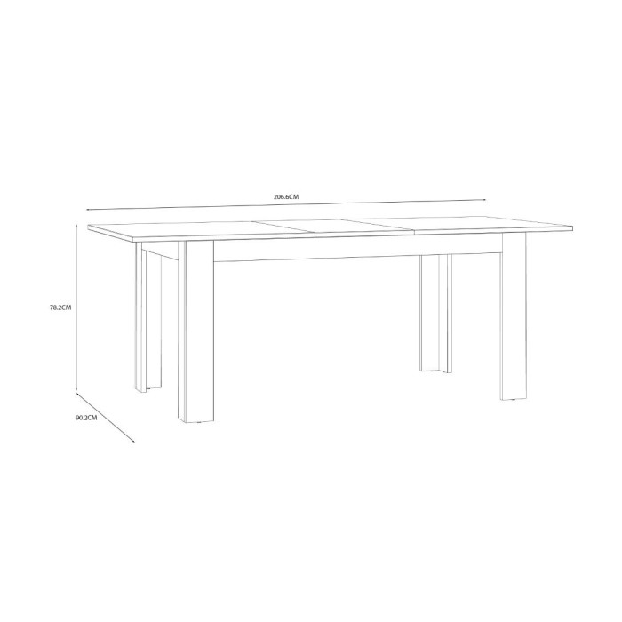 Mesa comedor extensible ODIN