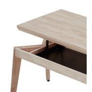 Mesa centro elevable de madera GALIA