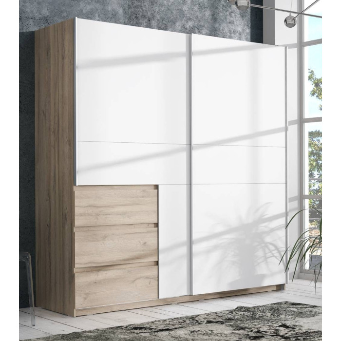 Armario puertas correderas + cajonera COLETTE