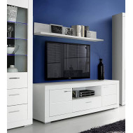 Estante de pared blanco SNOW, de 180 cm de ancho | Cambia Tus Muebles