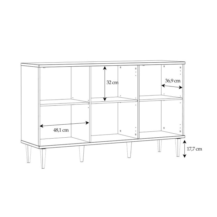 Mueble aparador de ratán DEKA Mueble aparador de ratán DEKA
