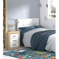 Cabecero de cama polipiel WADE