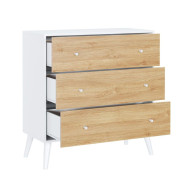 Cómoda dormitorio LEAH 3 cajones