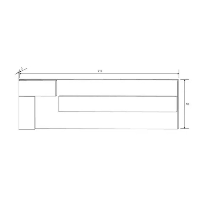 Cabecero cama 210 cm LOREN