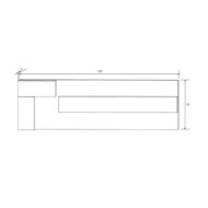 Cabecero cama 210 cm LOREN