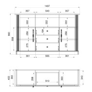 Mueble aparador MARKLE provenzal moderno