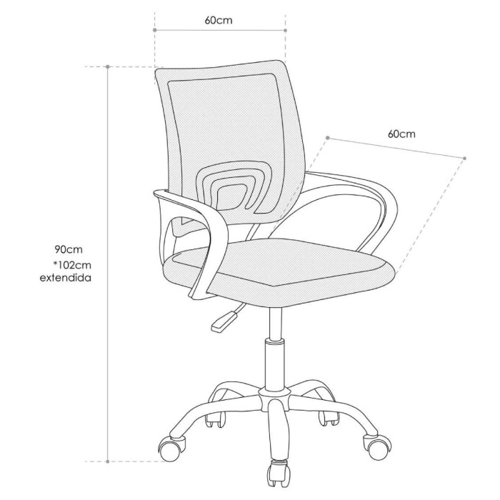 Silla de escritorio juvenil VERA