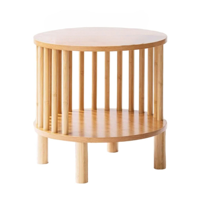 Mesita auxiliar redonda boho BELLARY