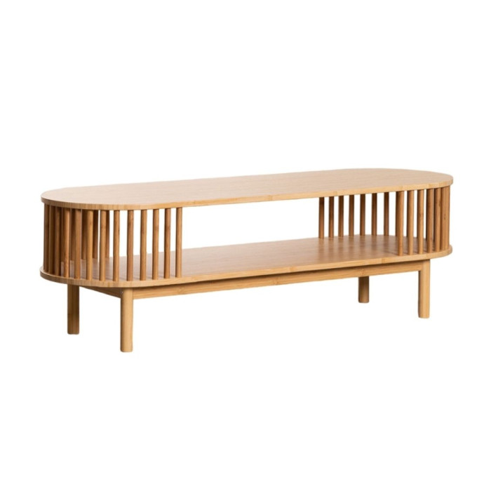 Mesa centro ovalada bambú BELLARY