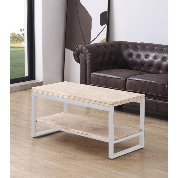 Mesa centro elevable extensible KARL | Cambia Tus Muebles