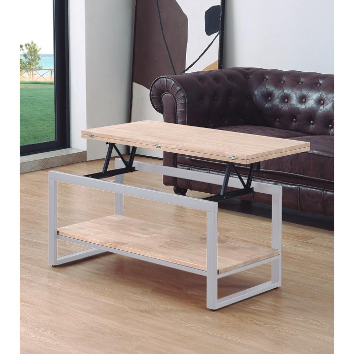 Mesa centro elevable extensible KARL | Cambia Tus Muebles