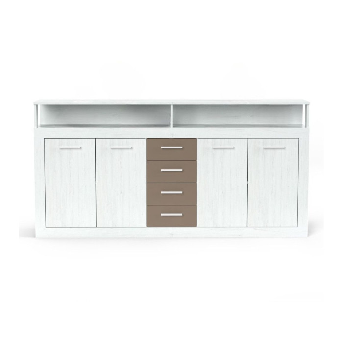 Mueble aparador LUANA 4 puertas 4 cajones