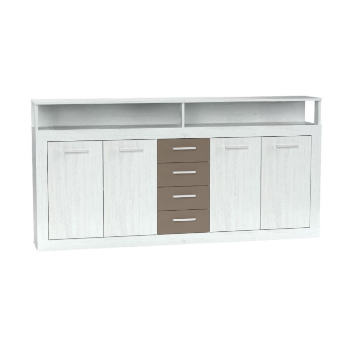Mueble aparador LUANA 4 puertas 4 cajones