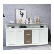 Mueble aparador LUANA 4 puertas 4 cajones