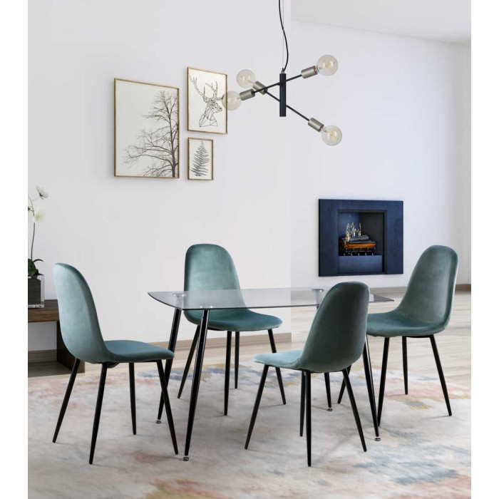 Mesa de cristal VARSOVIA