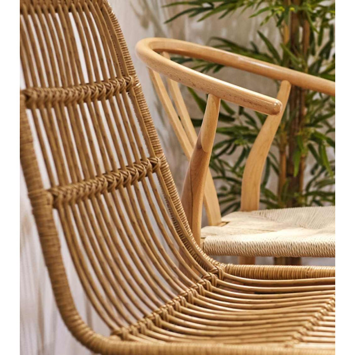 Pack 4 sillas de ratán BANGLI