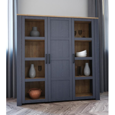 Vitrina alta 3 puertas ODIN