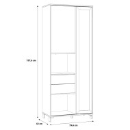 Vitrina alta industrial FOLKE