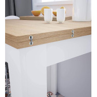 Mesa extensible cuadrada de cocina KATIA