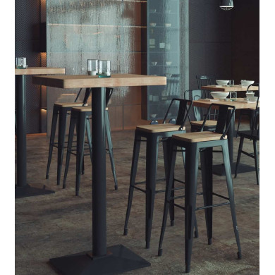 Pack 4 taburetes altos metálicos TOLIX