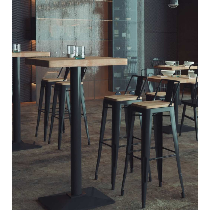 Pack 4 taburetes altos metálicos TOLIX