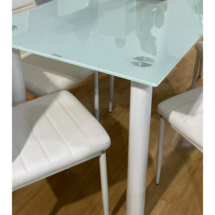 Mesa de cristal rectangular LEIDEN