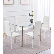 Pack 4 sillas tapizadas LEIDEN