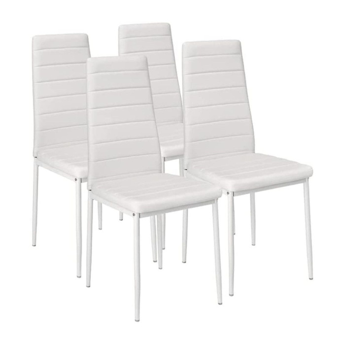 Pack 4 sillas tapizadas LEIDEN