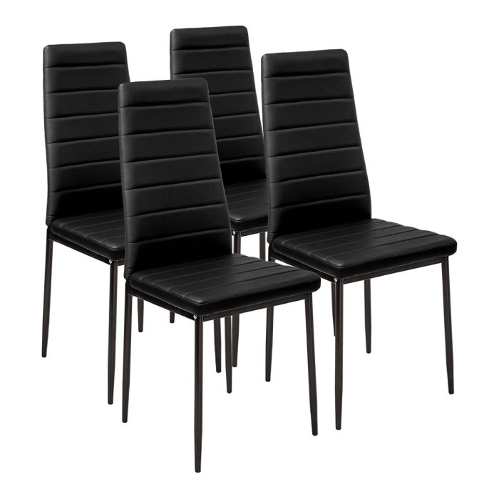 Pack 4 sillas tapizadas LEIDEN