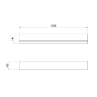 Estante pared 138 cm MARKLE