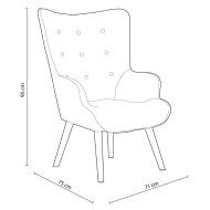 Butaca tapizada DAKOTA