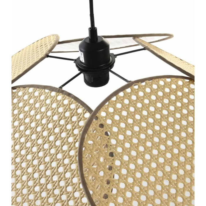 Lámpara de techo ratán tipo flor DAILA